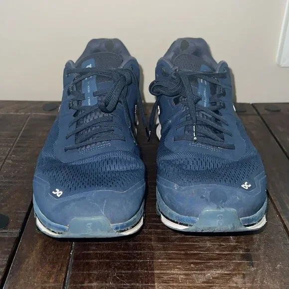 On Cloud Men's Running Midnight Navy Sneakers Size: 11.5 - Picture 3 of 12